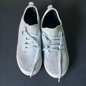 Vessi Weekend Light Blue Knit Sneakers
